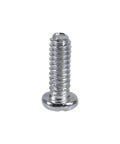 Single screw from 600 Pcs Stainless Steel Screws And Nuts Set In 12 Kinds For Watches And Glasses M1 To M1.6 Full Thread Plain Finish