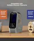 Space Pi Filament Dryer With Spool Holder, Fast Drying Tech, touchscreen control, dual 360 heating zones, compatible with 1.75mm 3mm