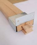 Give Your Furniture A Major Glow Up With These Bulletproof Center Mount Drawer Slides Featuring Heavy Duty Steel Runners And Smooth Natural Wood Glides For A Seamless Dresser Replacement Set Of Four, showing steel mount with wood glide.