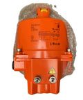 Top Tier High Speed Motorized Damper Actuator Sy2-230-3-T orange rotary actuator for HVAC, factory fresh, electrical connections visible.