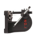 Straight Up Heavy Duty 1 Ton Manual Arbor Press for Riveting and Bearing Punching with Rock Solid Carbon Steel Construction, side view.