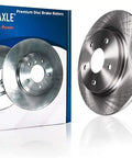 Bolt-On Brake Kit With Front 11.65 Inch Rotors, Rear 11.46 Inch Rotors And Ceramic Pads For 2013-2025 Nissan Altima Sedans in packaging