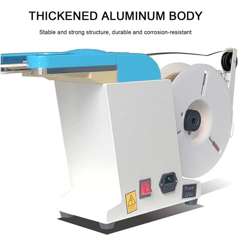 Heavy Duty Automatic Vacuum Sealer Machine For Food Storage And Heat Sealing With Quick Twist Lock Feature, aluminum body close-up.