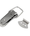Spring Loaded Weatherproof Toggle Latch Hasp Silver Tone 4 Pack For Window Insulation Kits Boxes And Cases With Anti Corrosion Build And Positive Hold Heavy Duty