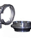 2.5 To 3 Inch Exhaust V Band Adapter Reducer Coupler Stainless Steel 3 To 2.5 Inch Header Collector Reducer Transition Reducing V Band Flange Beefy Heavy Duty Two Packs