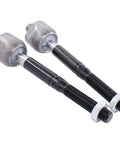 Front Inner And Outer Tie Rod Ends Kit For Ford Fusion 2010 2012 Mercury Milan 2010 2011 Lincoln MKZ Hybrid 2011 2012 Front Steering Linkage Replacement With Durable And Easy Install Ready To Install, pair of black steel tie rod ends