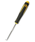 Heavy Duty Six Inch Cage Nut Tool For Server And Network Rack Mounting Includes An Ultra Comfy Rubber Grip Handle that aids in securing nuts.