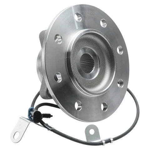 Heavy Duty 4WD Front Wheel Bearing Hub Assemblies For 96 Through 00 Chevy And GMC K2500 K3500 Suburban with sensor wire.