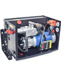 Heavy Duty Hydraulic Power Unit For Dump Truck Trailer And Tailgate Lift System DC 12V with 6L reservoir and compact design.