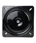 Top view of Two Pack 8 Inch Heavy Duty Bar Stool Swivel Plate Replacement 360 Degree Swivel Square Turntable Base With Ball Bearing