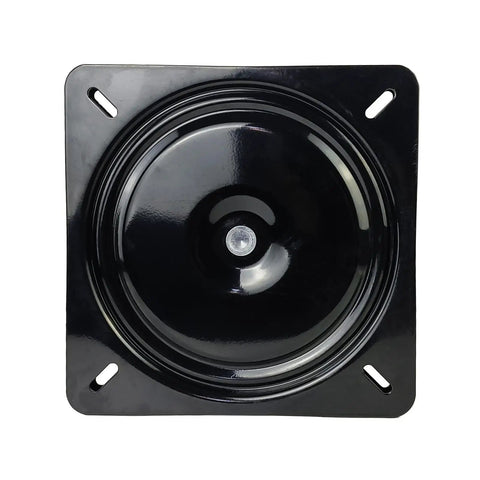 Top view of Two Pack 8 Inch Heavy Duty Bar Stool Swivel Plate Replacement 360 Degree Swivel Square Turntable Base With Ball Bearing