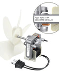 Universal Bathroom Vent Fan Motor Replacement Kit For Nutone And Broan 50 CFM 120V 3000 RPM CW Includes Motor With Plug Fan Blade Shaft And Wire Harness Durable No Brainer Install