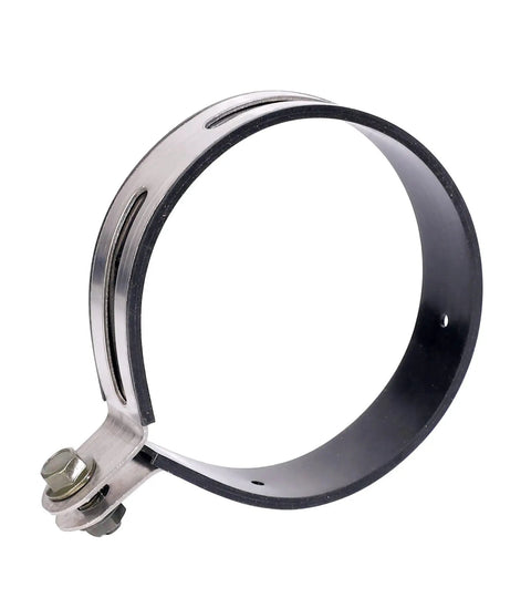 Alloy Steel Universal Motorcycle Exhaust Clamp Clip Hanger For Most Motorcycles Scooters And Mopeds 4.5 Inch Inner Diameter Bracket