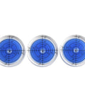 3 Pack Round Bubble Level 32mm for acrylic for spirit Gauge for Precision with blue liquid bubbles and gradation scale