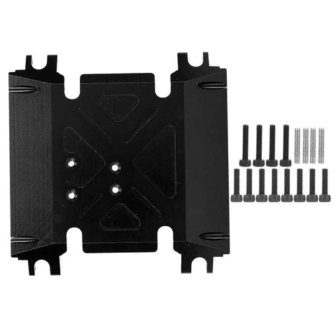 Axial Wraith Aluminum CNC Faceplate Replacement For 1 Tenth RC Car 90018 90048 with screws, lightweight durable cover