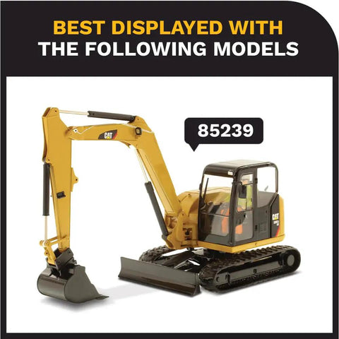 299C Compact Track Loader Model Diecast Collectible From Core Classics Series in yellow display with reference number 85239
