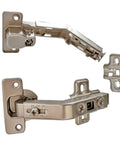 Heavy Duty Clip On Lazy Susan Hinge Set For Corner Cabinets Full Overlay 135 Degree Folding Door Hinges With Screws