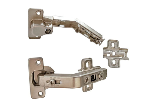 Heavy Duty Clip On Lazy Susan Hinge Set For Corner Cabinets Full Overlay 135 Degree Folding Door Hinges With Screws