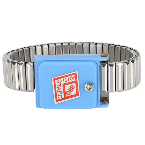 Metal ESD Wrist Strap Cordless Anti Static Wristband Wireless Grounding Bracelet with insulated stainless steel strap