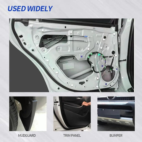 50 Pack Door Trim Panel Retainer Clips Replacement For 90467 A0005 Car Panel Clips Durable Nylon Fasteners installation example