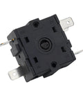Electric Room Heater Rotary Switch 250V 16A With 3 Pin And 5 Pin Selector Control for Radiators and Most Heater Brands