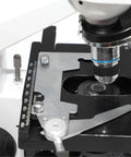 Close-up of the 40X To 1600X LED Monocular Biological Microscope Kid Friendly For High School Students And Home Science Labs stage