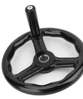 Polyamide Machine Tool Hand Wheel With Anti Slip Face For Oil Rich Or Humid Environments Industrial Manual Control Ergonomic Grip