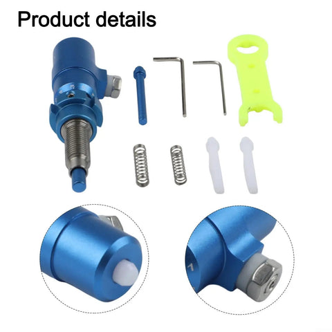 Premium Plunger Button For Recurve Bow Precision Arrow Rest Pressure Screw Rugged Aluminum Alloy assembly with tools and components.