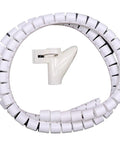 Spiral Cable Protector Sleeve For Tidy Wires And Quick Cable Management Flexible Wire Tube Organizer 1.5 Meter Length 16
