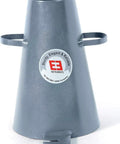 Pro Grade Concrete Slump Test Kit With Steel Cone, Tamping Rod And Base Plate For On Site And Lab Use shown with steel cone.