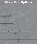 Badass Strength 10 Foot Stair Handrail And Heavy Duty Wall Mount Metal Pipe Railing showing size options 3FT to 14FT.