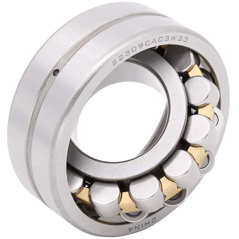 Upgrade With This 2 Pack Of Rock Solid Spherical Roller Bearings 22309CAC3W33 Featuring 45 X 100 X 36 Millimeter Specs And A Heavy Duty Bronze Cage Open Design Built For Smooth Motor Rotations That Crushes Daily Grind Without Skipping A Beat
