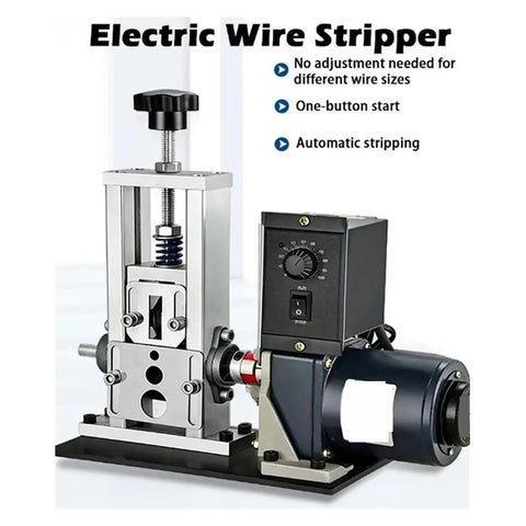 Electric Wire Stripper with automatic stripping feature, designed for hassle-free copper cable peeling and recycling.