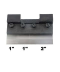 Magnetic Vise Mount Metal Brake Bender with quick-release, shown with measurement marks, designed for metalworking and small-box fabrication.