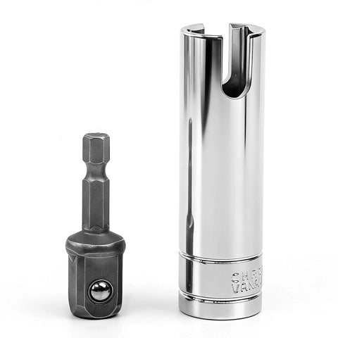 Three Eighths Inch Socket Adapter For Pop Up Camper Crank Handles Replacement Chrome Plated Drill Attachment For Roof Lift