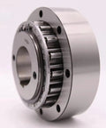One Way Stop Overrunning Cam Clutch Bearing CKF A80210 for precision machinery, shown in brushed metal finish.