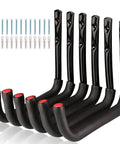 Heavy Duty Garage Storage Ladders Hooks Set 6 Pack Wall Mount Hangers That Hold Up To 50 Pounds with screws included