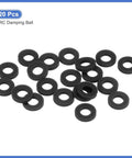 M3 Rubber Flat Washer 6mm OD 3mm ID 1mm Thick Anti Vibration Gasket for RC Flight Controllers And Drones Sealing Spacer Black Pack Of 20
