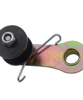 Smash That Chain Slap With Superhao Tensioner Kit Two Small Rollers Adjust Your Bike Drive Smoothly And Prevent Derailment On Moto Or ATV For Reliable Shifting Without The Hassle, black dual-roller chain tensioner with steel bracket