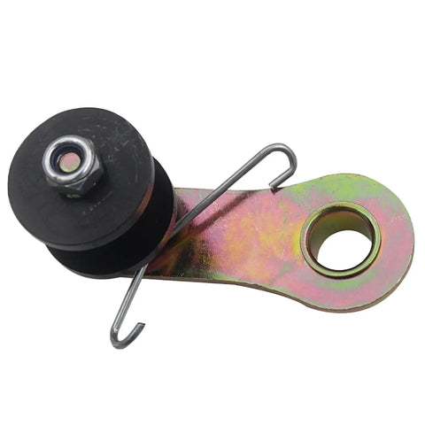 Smash That Chain Slap With Superhao Tensioner Kit Two Small Rollers Adjust Your Bike Drive Smoothly And Prevent Derailment On Moto Or ATV For Reliable Shifting Without The Hassle, black dual-roller chain tensioner with steel bracket