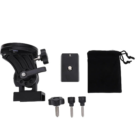 Latitude Adjustment Seat Aluminum 0 to 90 Degree Telescope Mount for Astronomy Gear with Quick Adjustable Tilt Knob and Screw Mount