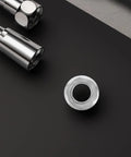 Close-up of Stainless Steel Washing Machine Hub Nut Replacement Kit Durable Washer Nut Set for heavy duty use