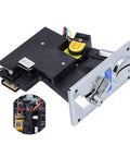 Top Tier Generic Electronic Selector For Game Vending Machines In Cool Silver Gray with anti fishing design and wiring.
