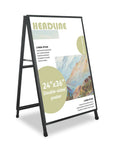 Double Sided A Frame Sign 24X36 Inch Heavy Duty Sandwich Board For Outdoor Pavement Displays Durable Storefront Sign Frame