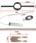 3 In 1 Motorcycle Fork Service Tool Kit With Fork Oil Level Tool Markings, Fork Spring Compressor And Damper Rod Bleeder measurements