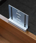 Eight Position Cabinet Pull Drill Template for Doors and Drawers mounted for direct drilling use