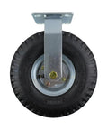 Heavy Duty 10 Inch Pneumatic Caster Wheel Air Filled Tire, durable rubber tire for outdoor wagon and cart use.