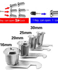 Cam Lock Drawer Cabinet Lock Kit 16 20 25 30mm For Office Desk File Cabinet Letter Box And Mailbox DIY Friendly