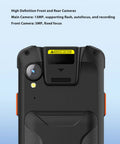 Back view of Rugged Workhorse Handheld Barcode Scanner With 4G WiFi Bluetooth 3GB RAM 32GB ROM 4 Inch Screen IP66