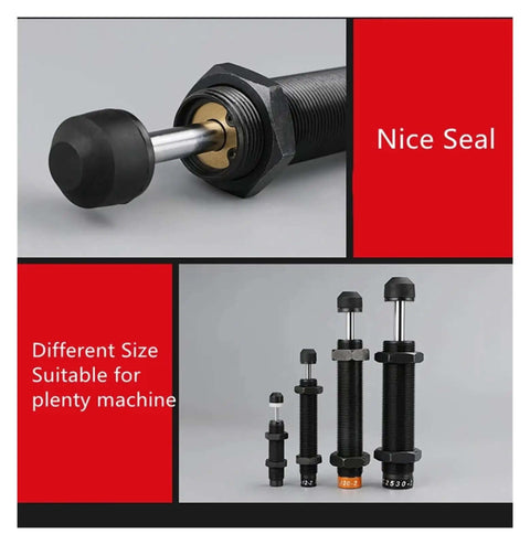 Heavy Duty Pneumatic And Hydraulic Buffer Shock Absorber For AC Series Fits AC1410 AC0806 AC2020 AC1425 AC1416 AC1008 Damper AC1412-2